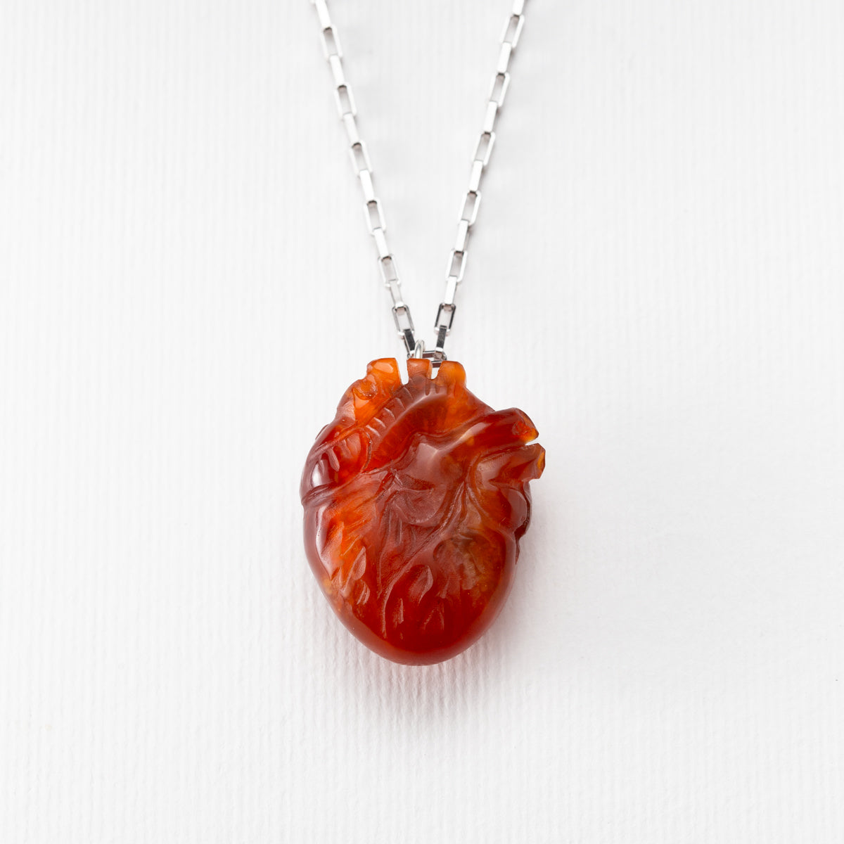 Carnelian Heart Pendant