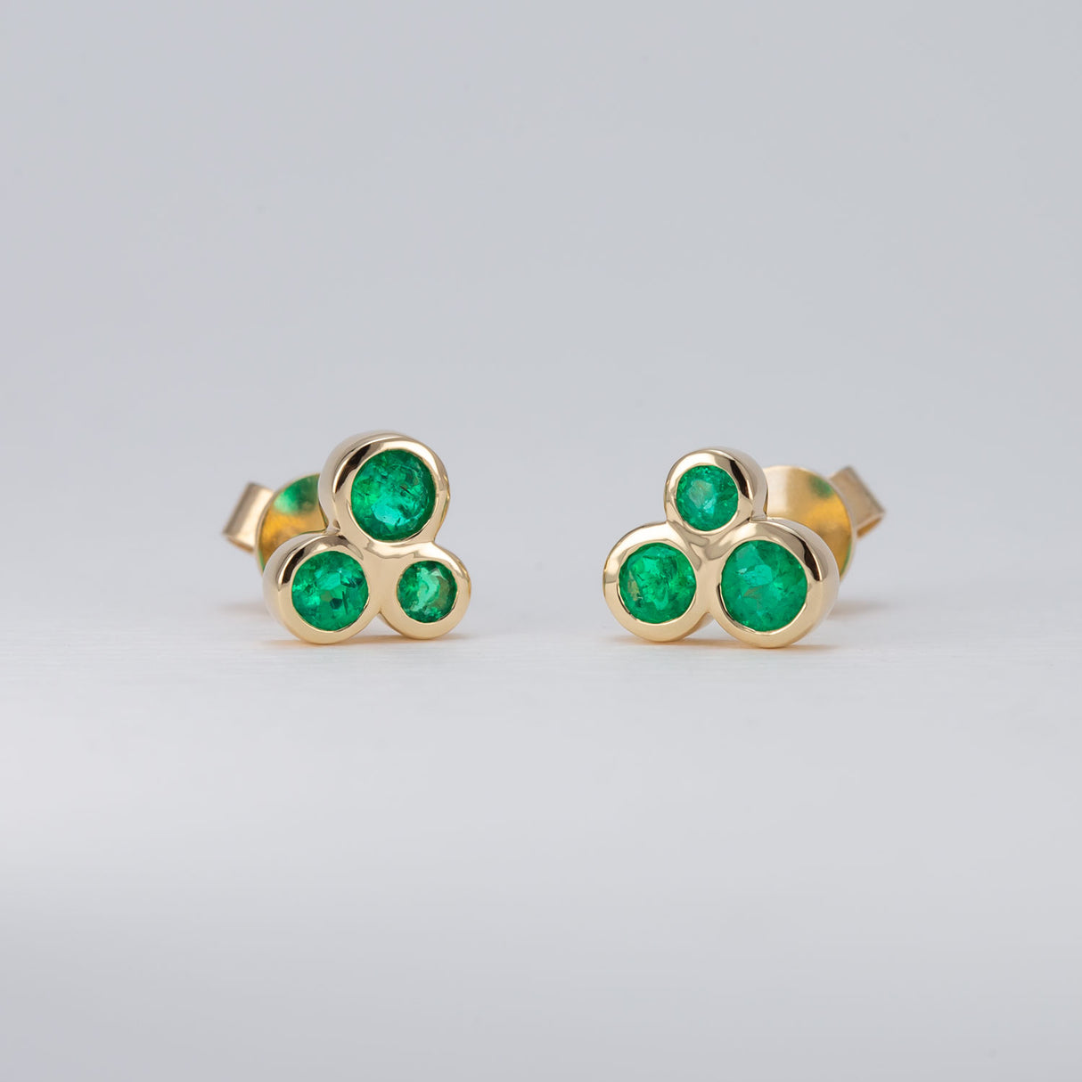 Emerald Sprinkle Studs