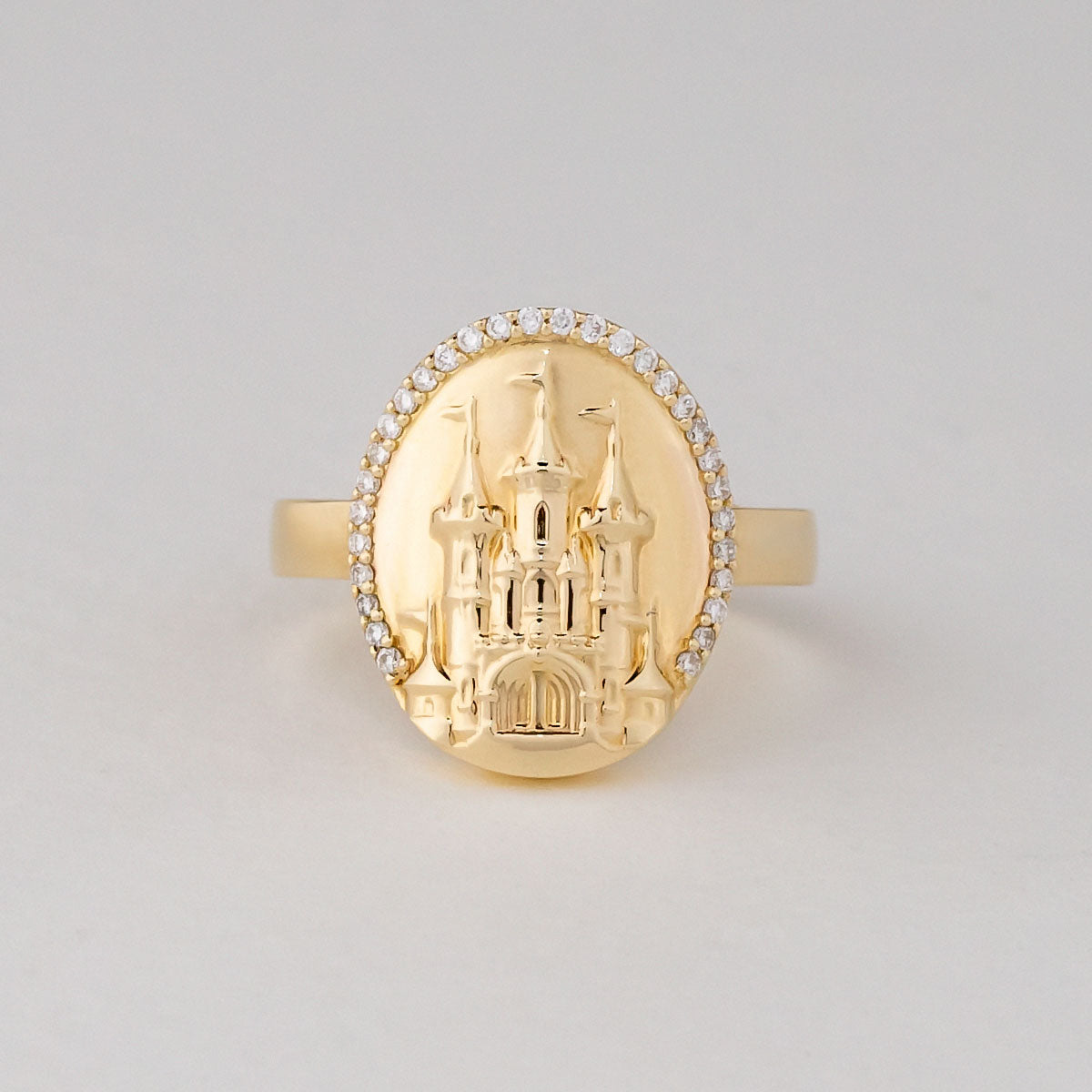 Golden Fairytale Castle Ring