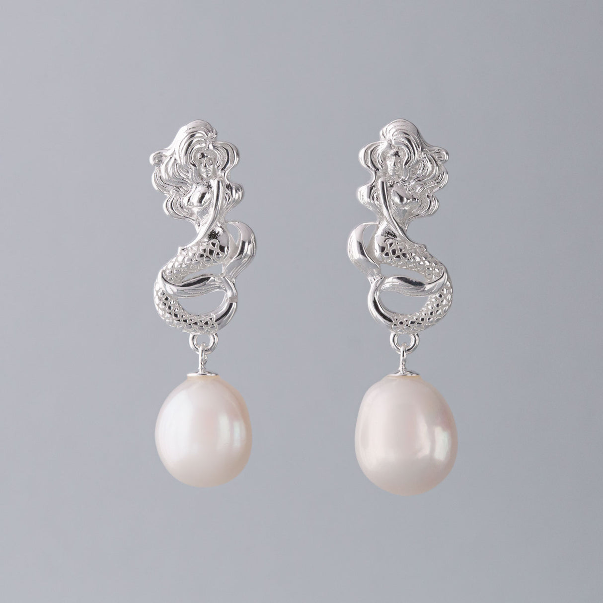 Mermaid Pearl Drop Earrings
