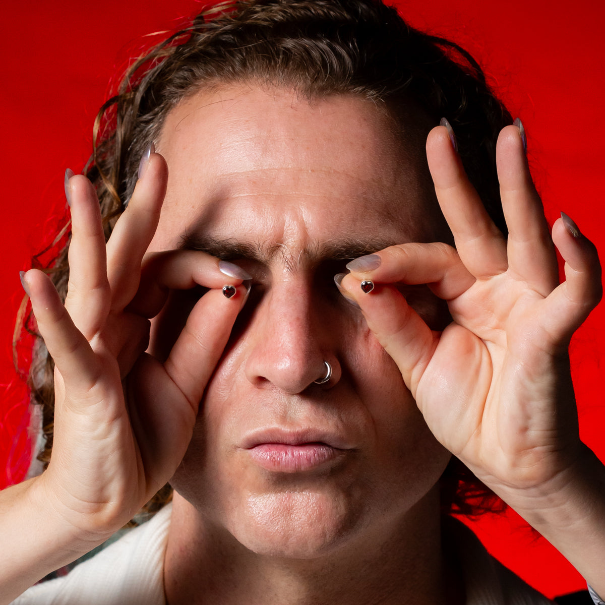 Crimson Crush Garnet Studs