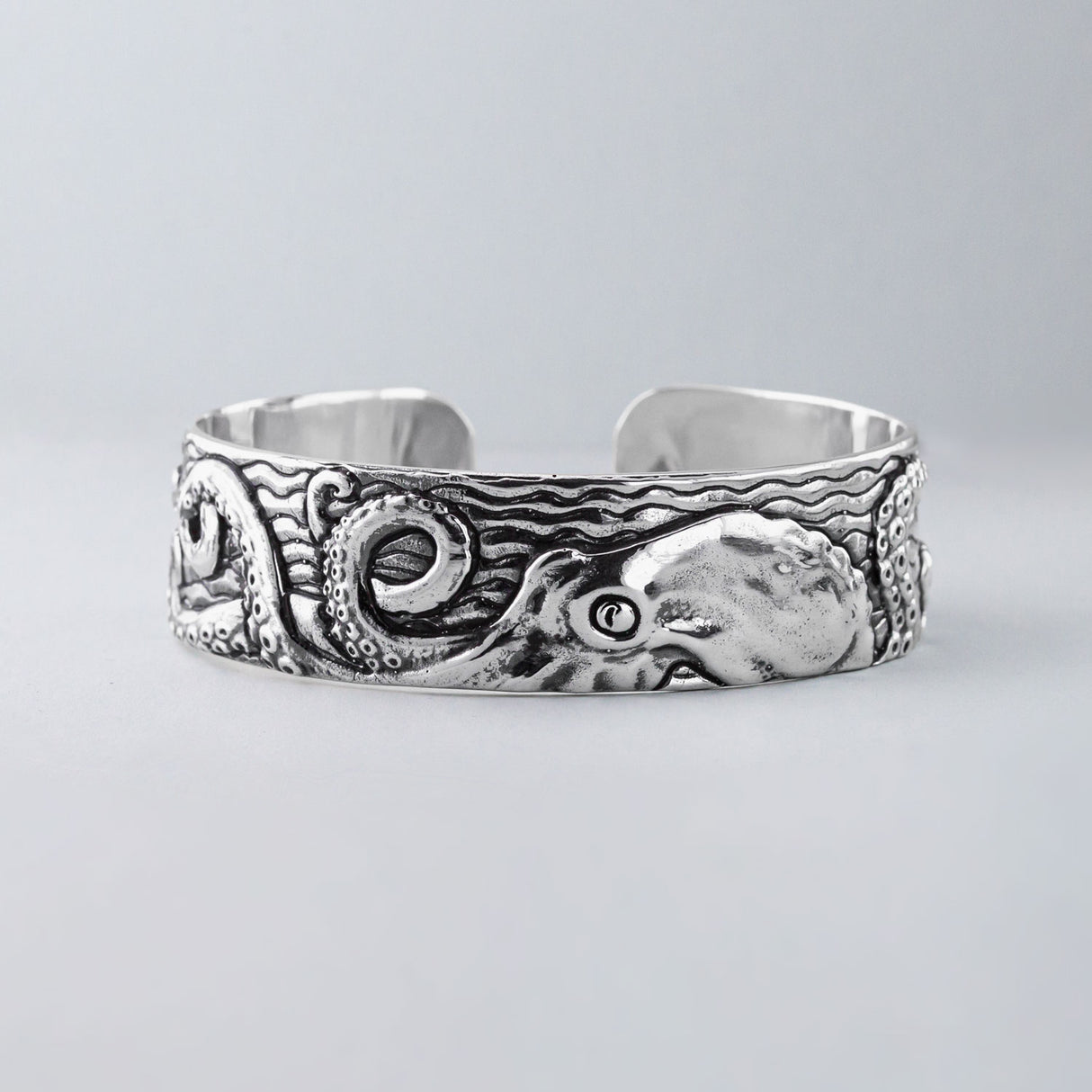 Epic Kraken Cuff in Stainless Steel