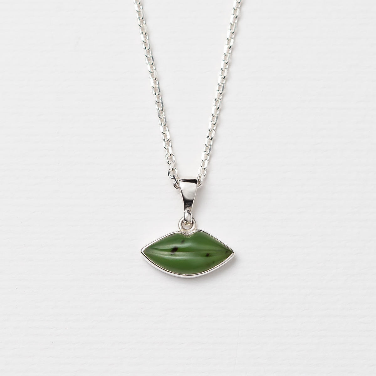 Pounamu Sweet Talk Charm Pendant in Sterling Silver