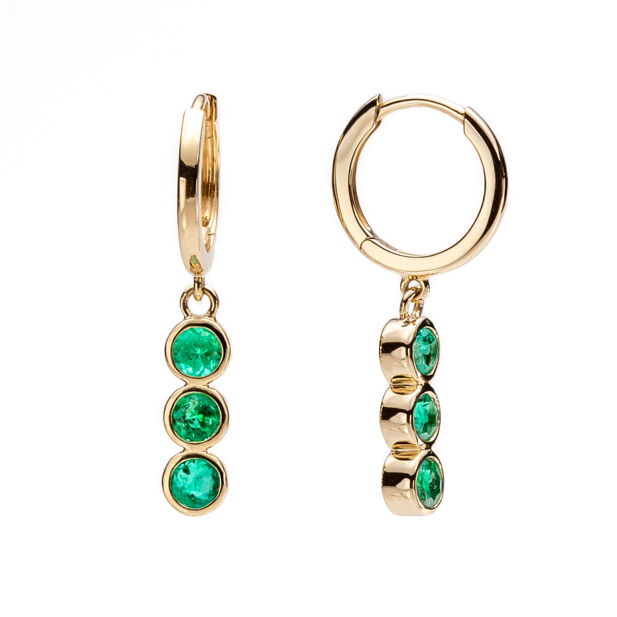 Dripping with Emeralds Earrings