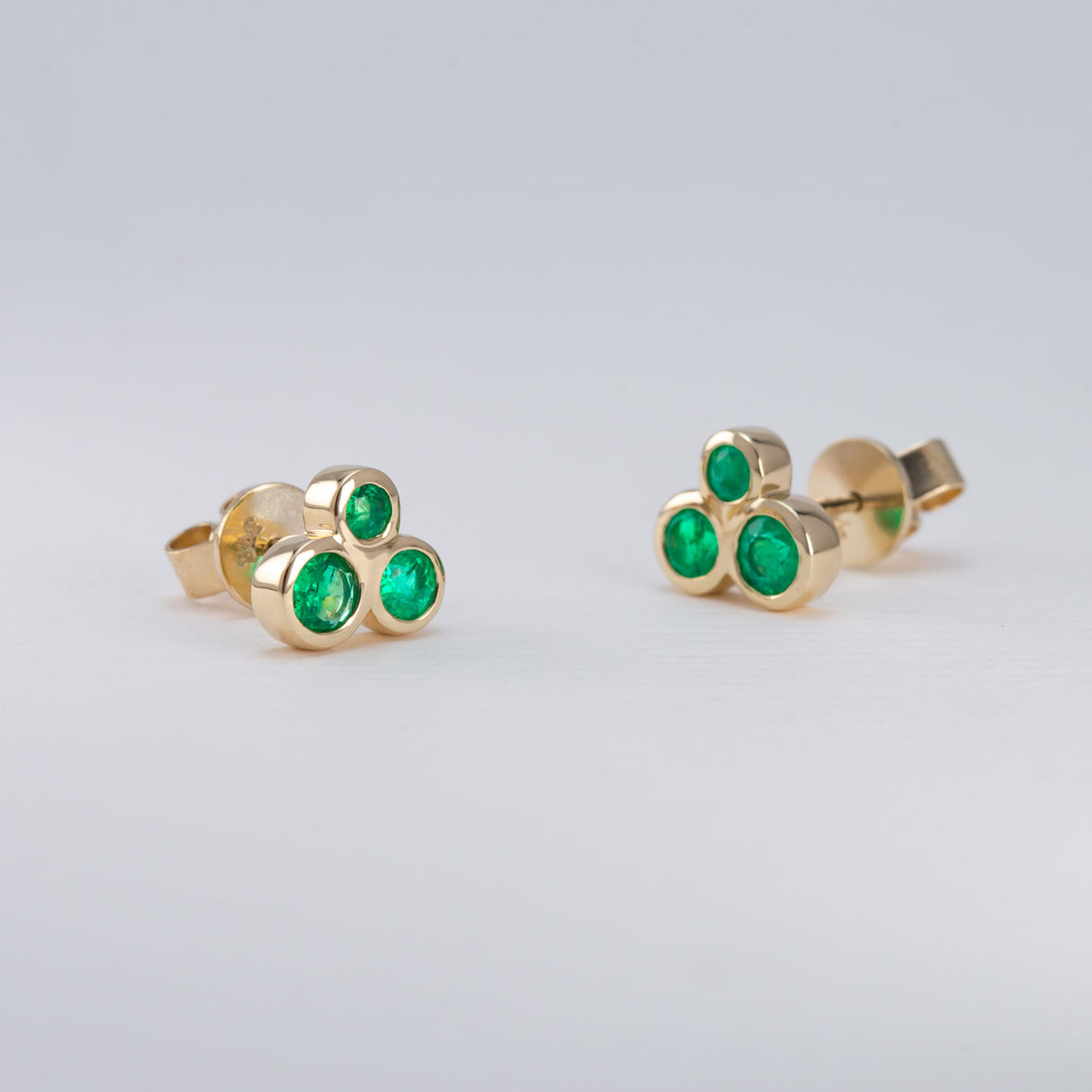 Emerald Sprinkle Studs