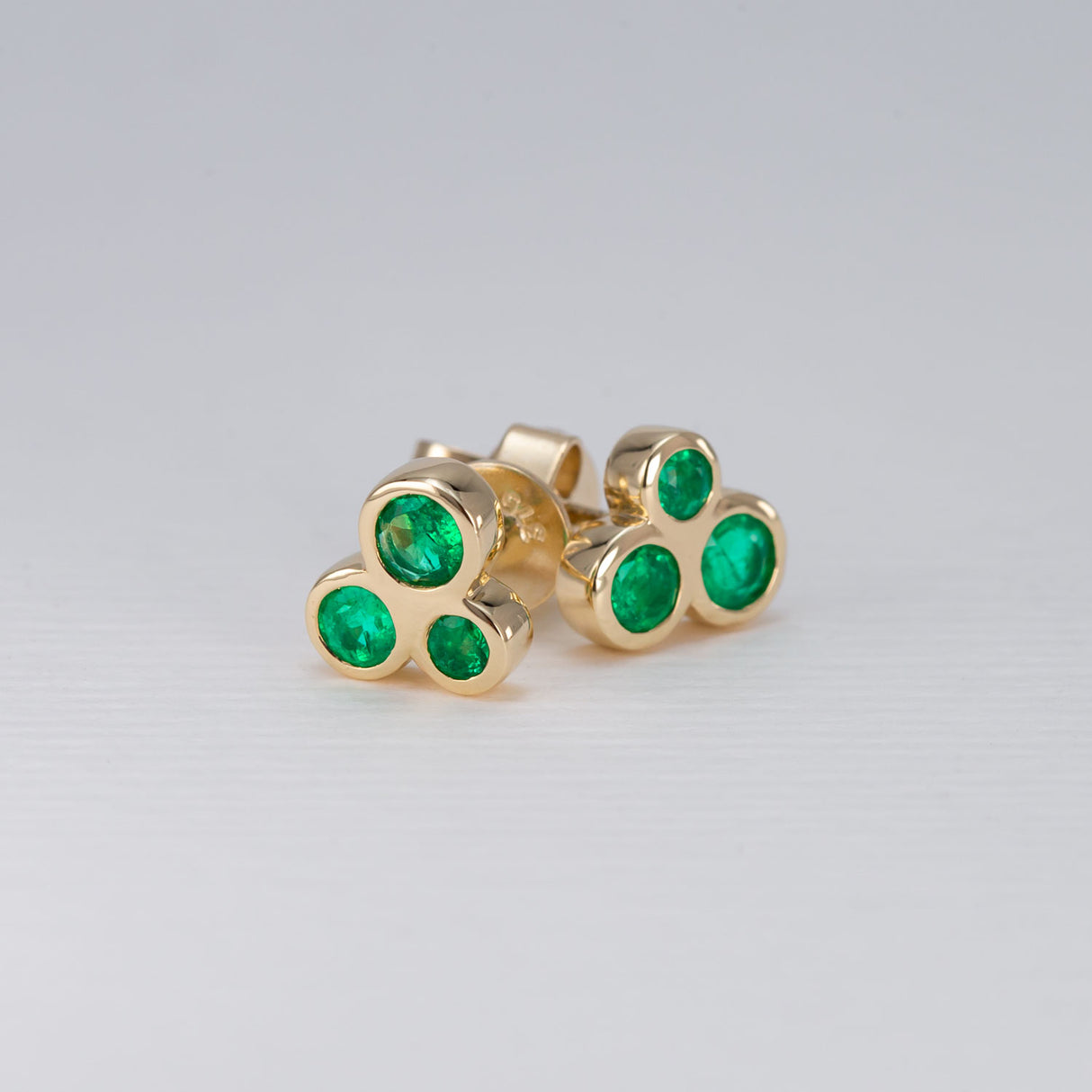 Emerald Sprinkle Studs