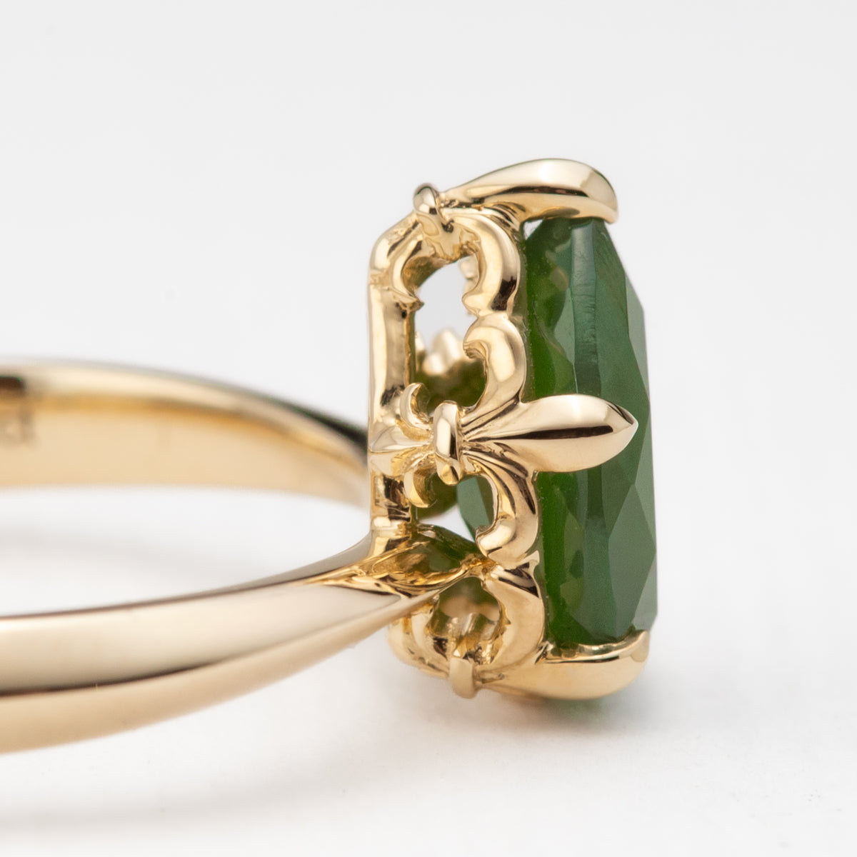 Pounamu Teardrop Ring