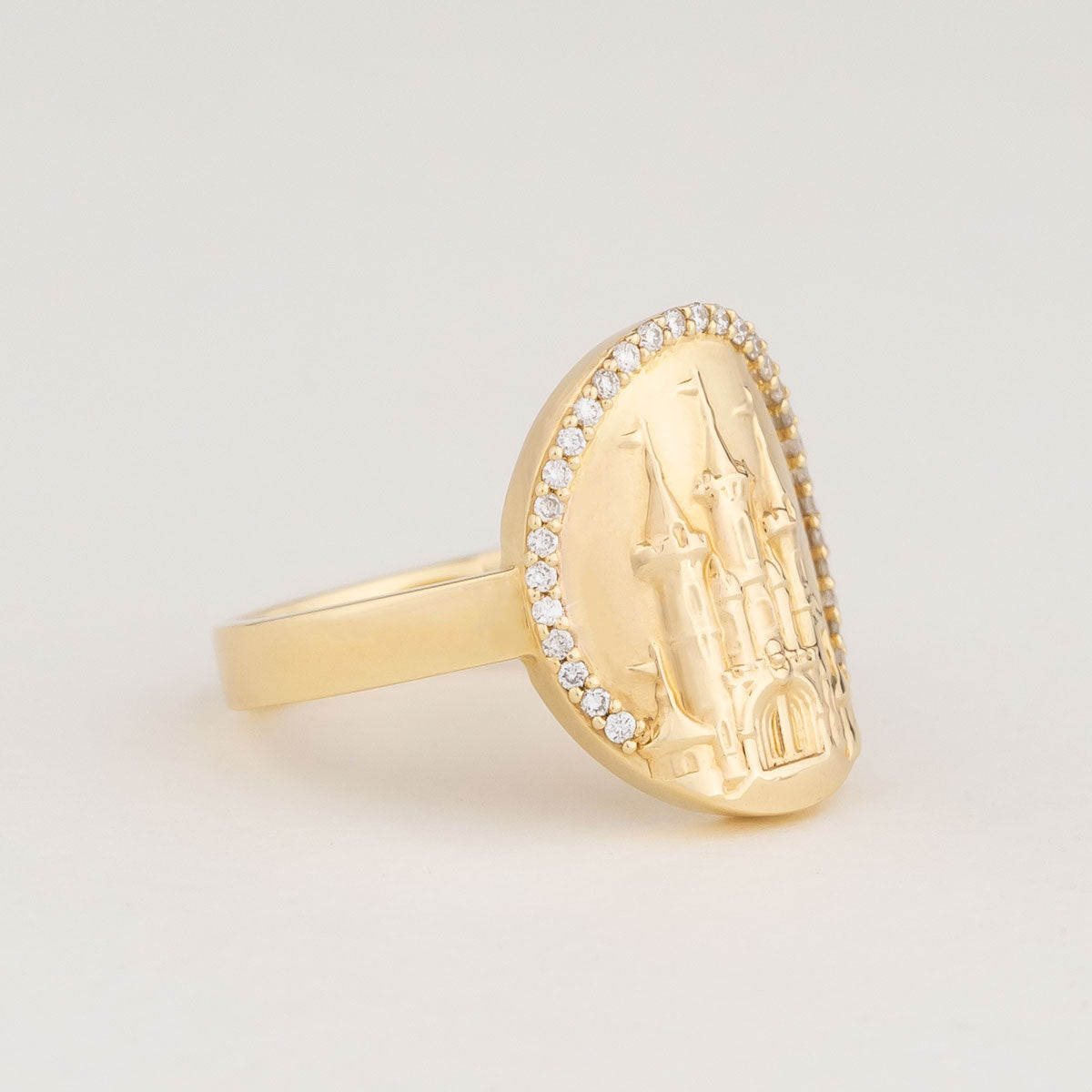 Golden Fairytale Castle Ring