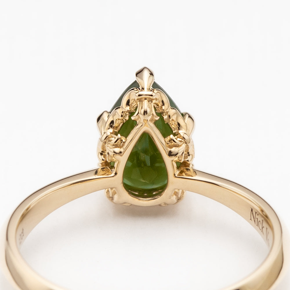 Pounamu Teardrop Ring