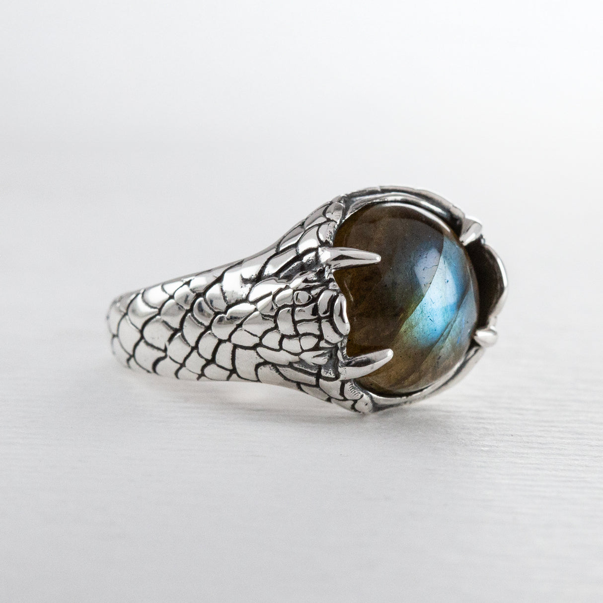 Labradorite Devour Ring in Silver