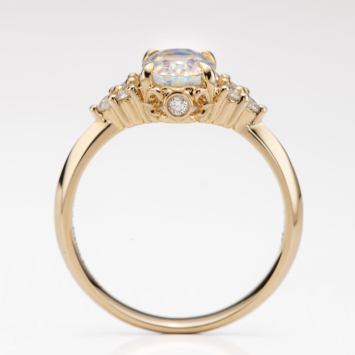 Moonlit Diadem Ring in Moonstone