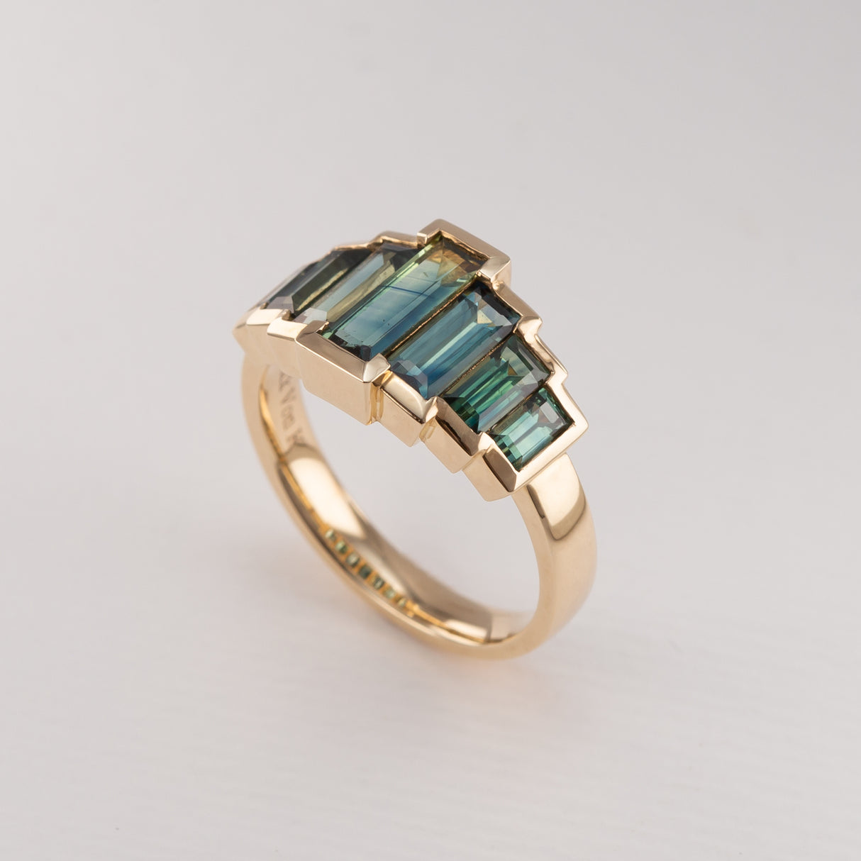 Sapphire Hall of Mirrors Ring