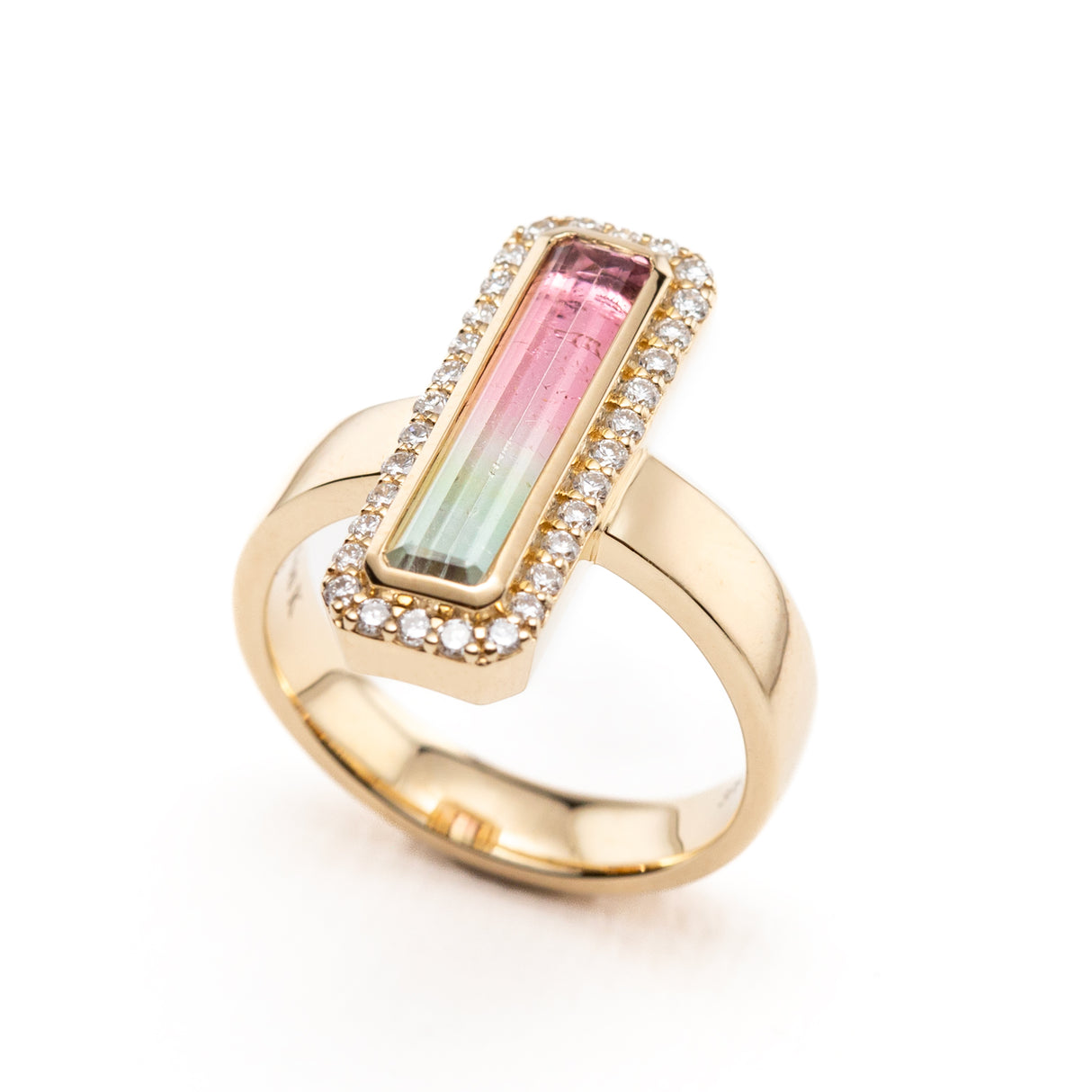 Watermelon Sugar Ring in Tourmaline