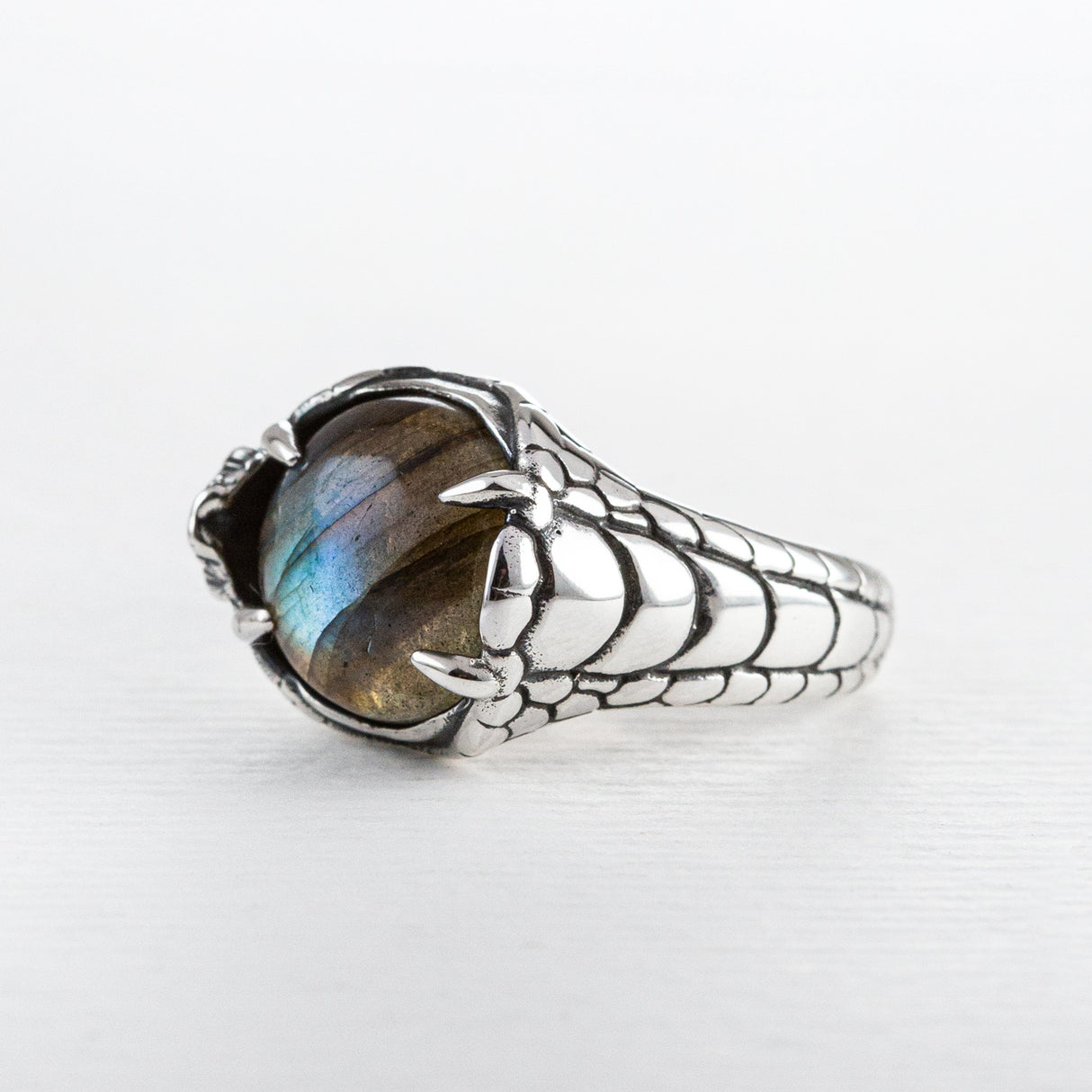 Labradorite Devour Ring in Silver