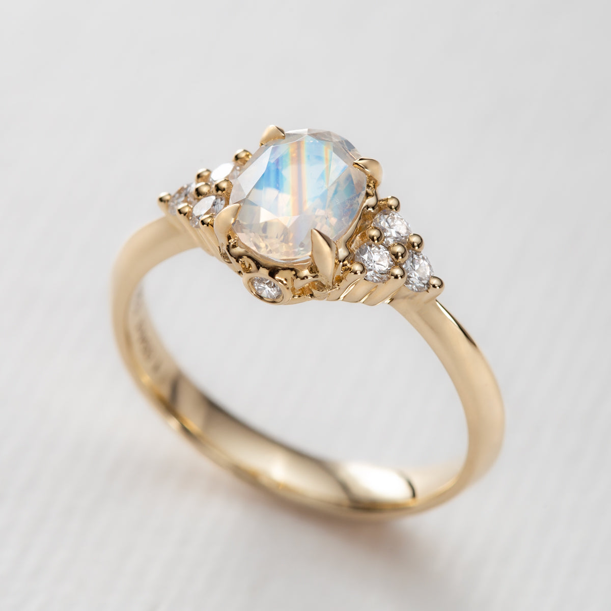 Moonlit Diadem Ring in Moonstone