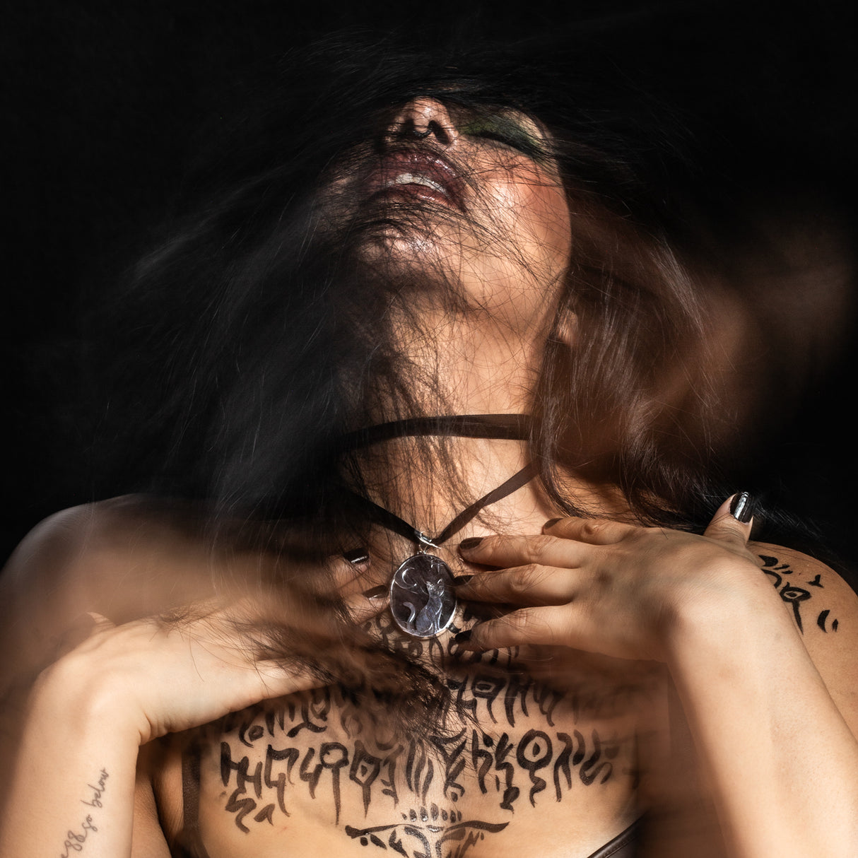 Moonshadow Pendant in Black Pounamu