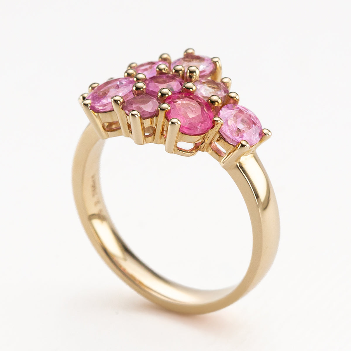 Sugar Plum Cluster Ring Spinel & Sapphire Ring