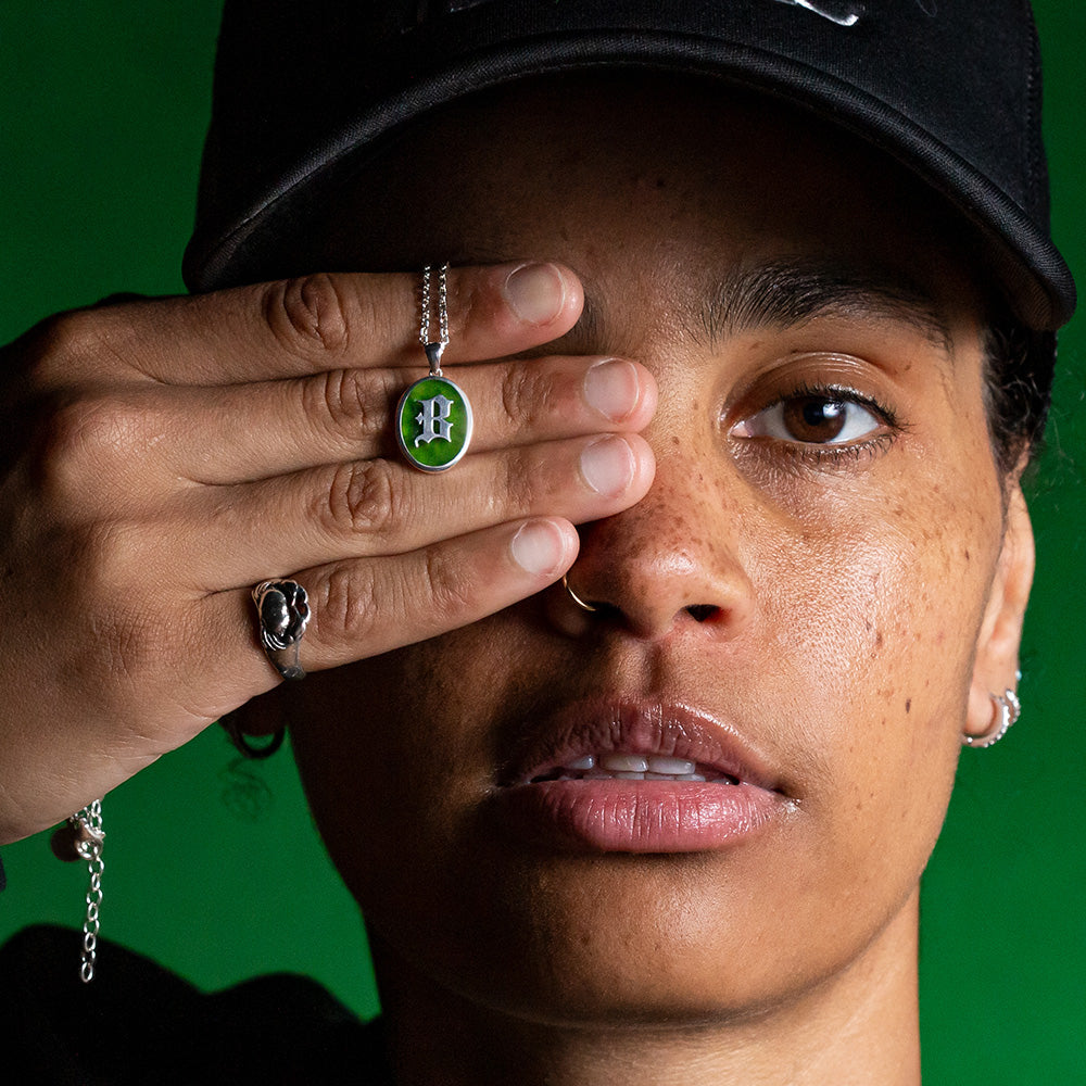 "This is Me" Personalised Charm Pendants in Pounamu & Sterling Silver