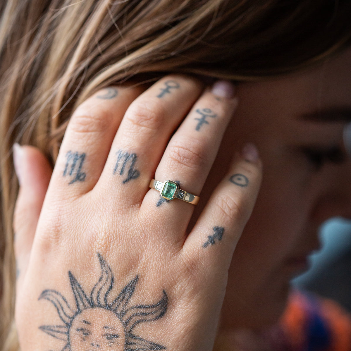 Mojito Sorbet Pastel Emerald Ring