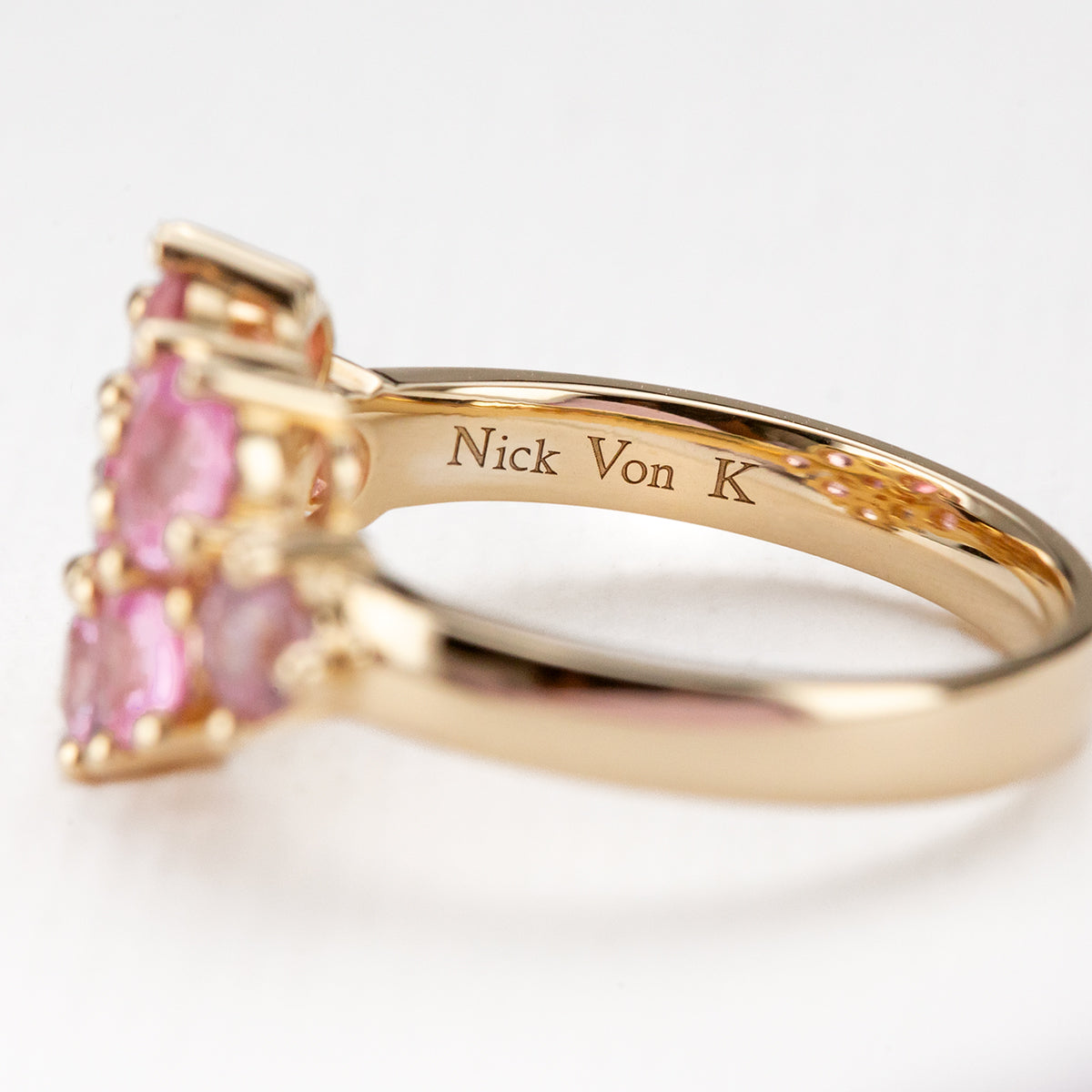 Sugar Plum Cluster Ring Spinel & Sapphire Ring