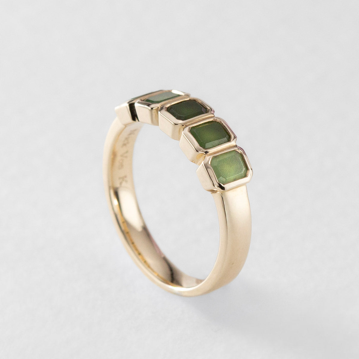 Pounamu Alpine Forest Ring