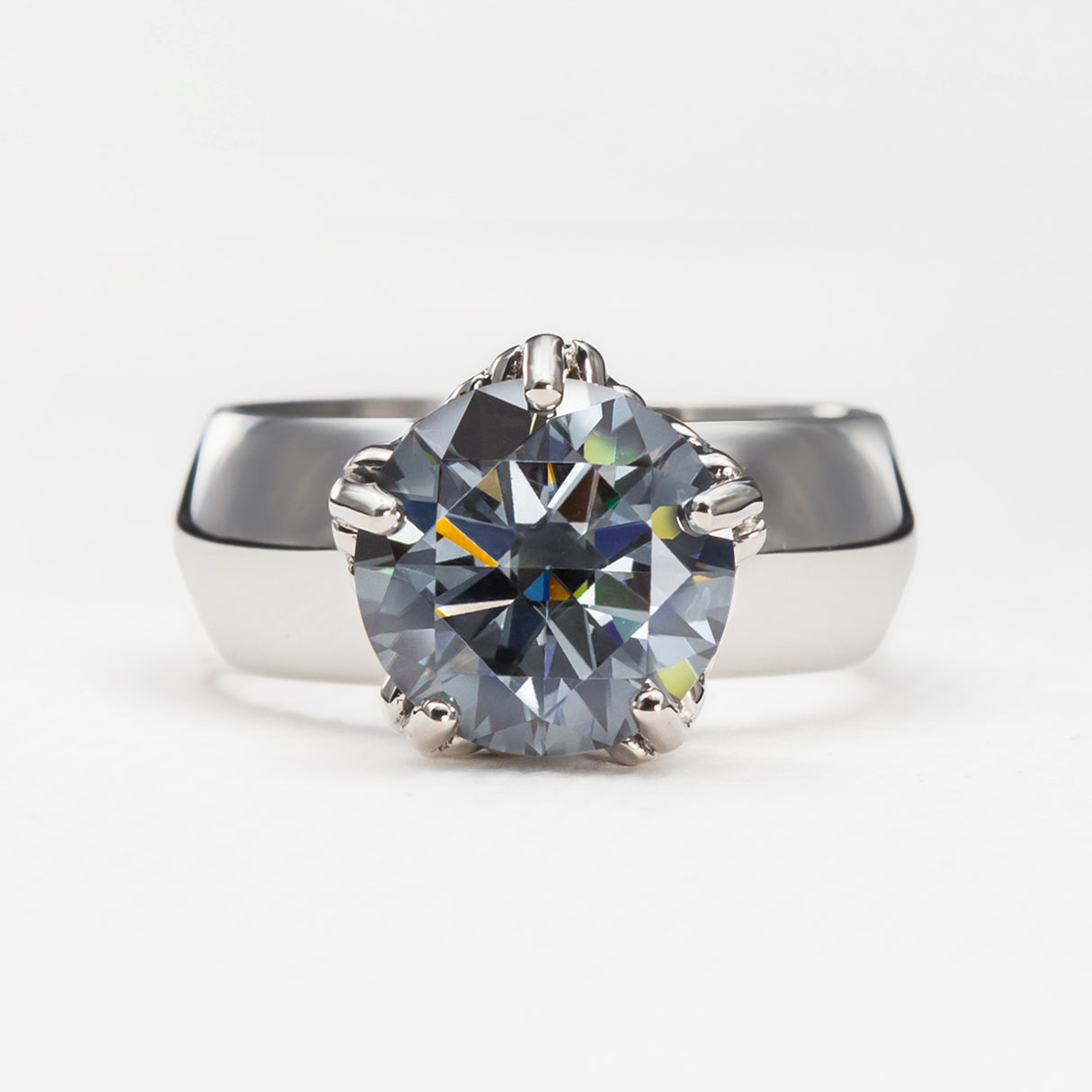 IDGAF Ring in Moissanite