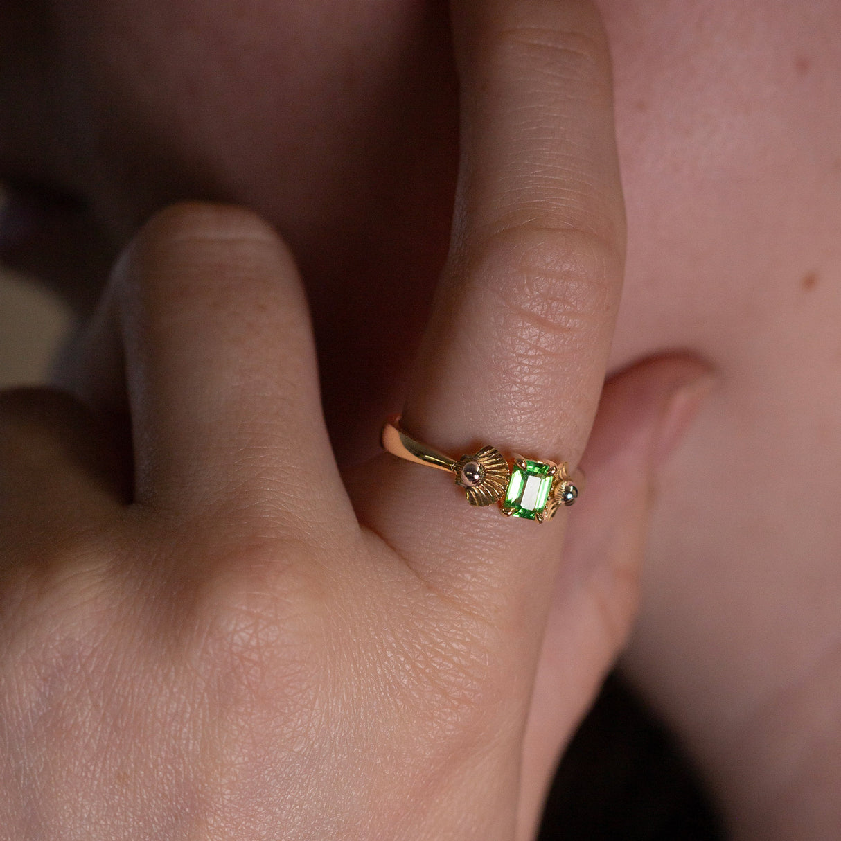 Ariel's Garnet Treasure Ring
