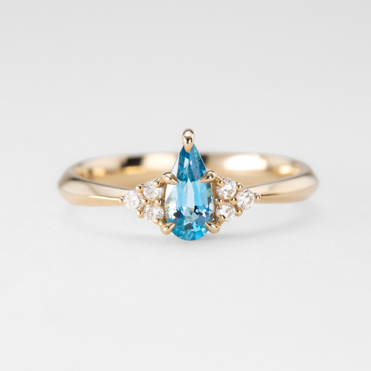 Beach House Aquamarine & Diamond Ring