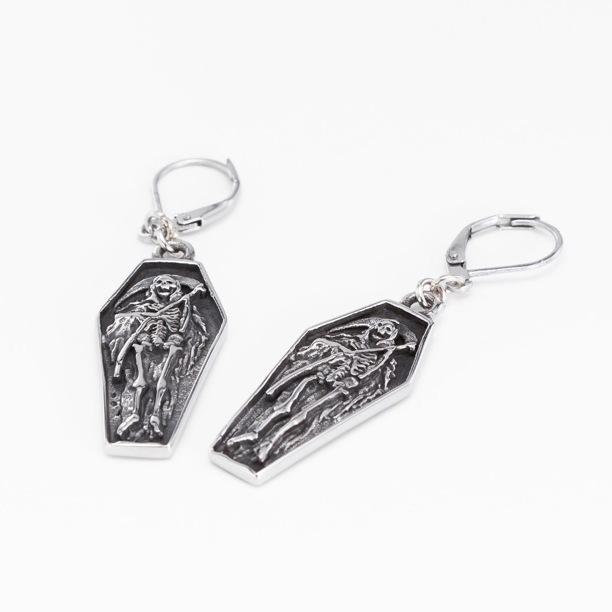 Drop Dead Stainless Steel Earrings