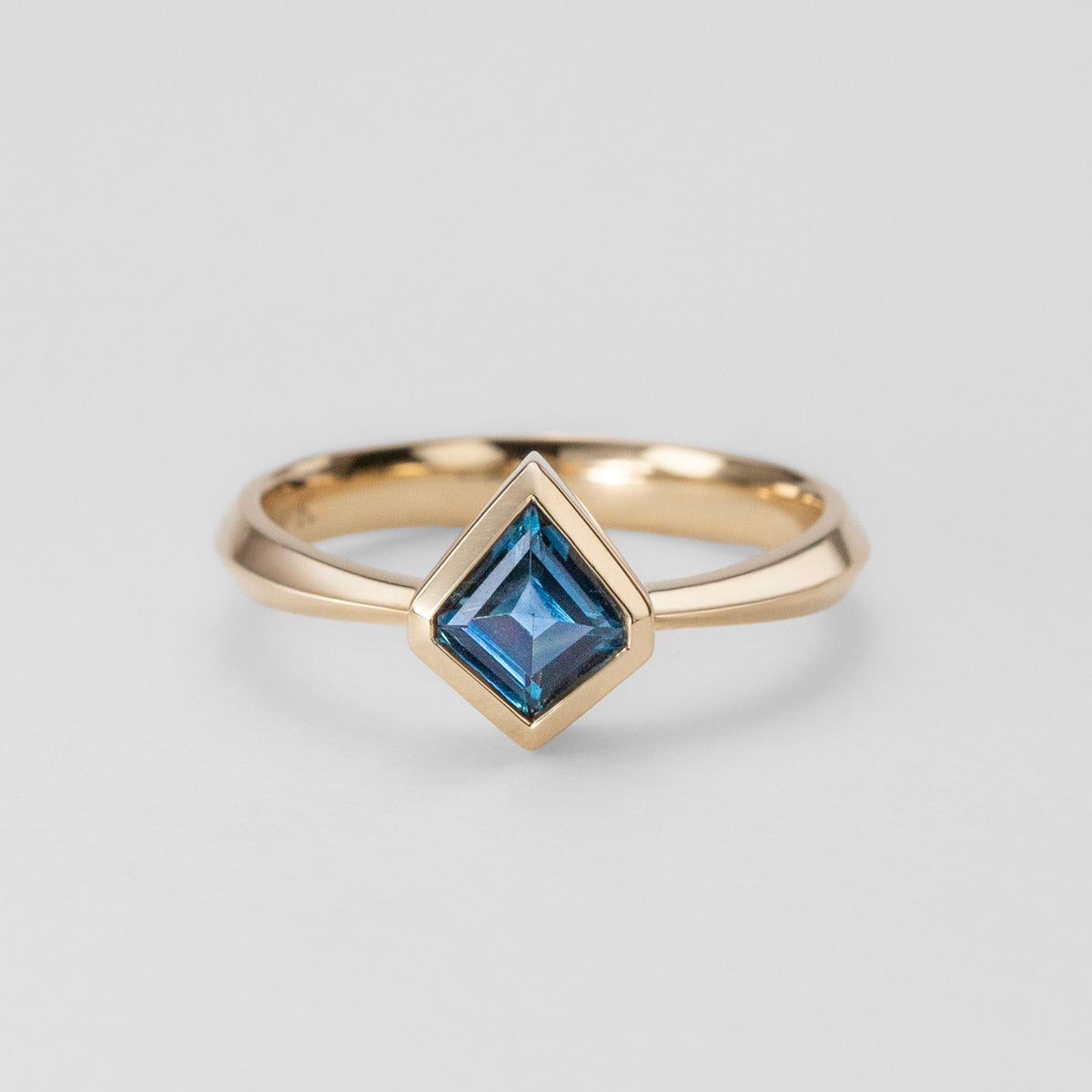 Guardian Shield Sapphire Ring