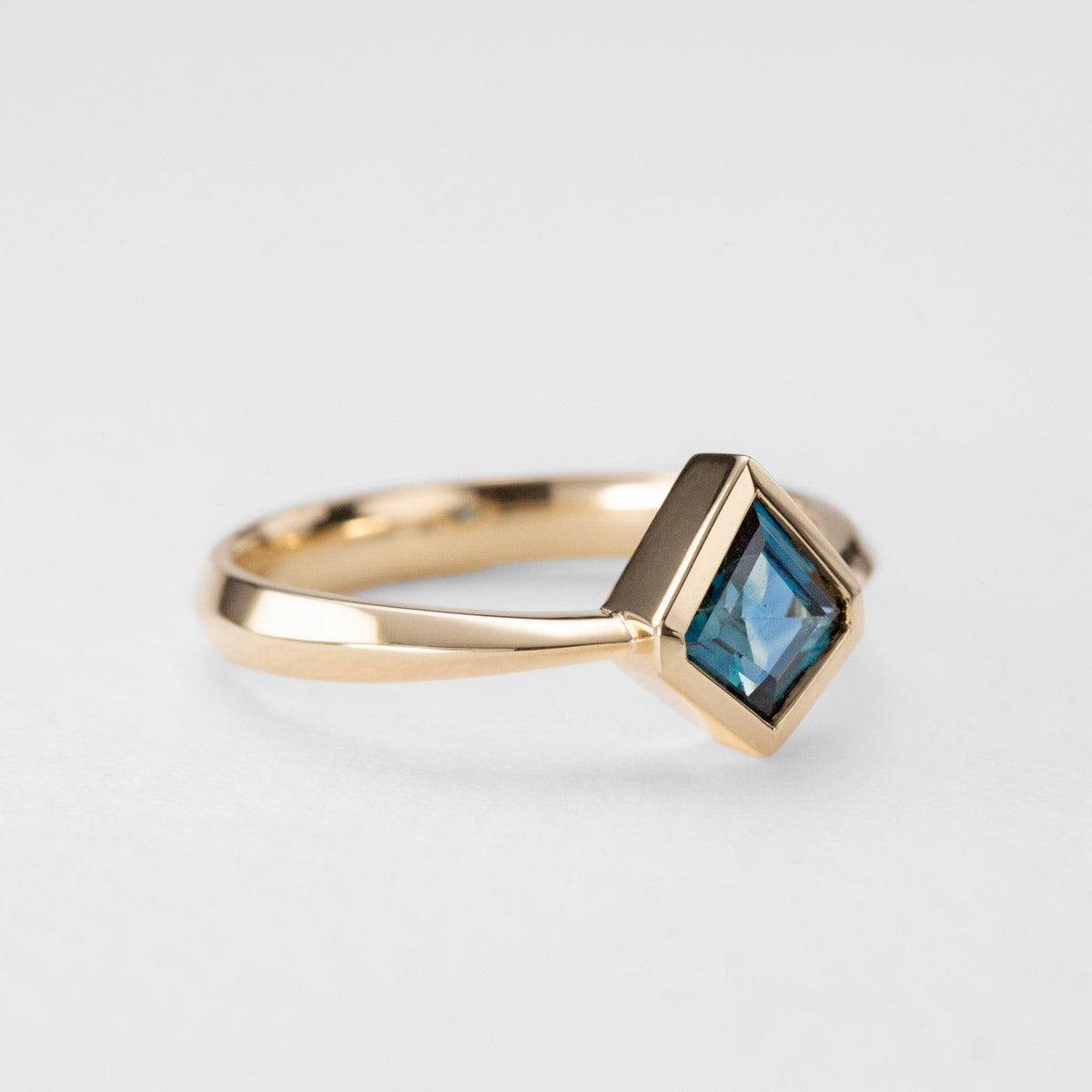Guardian Shield Sapphire Ring