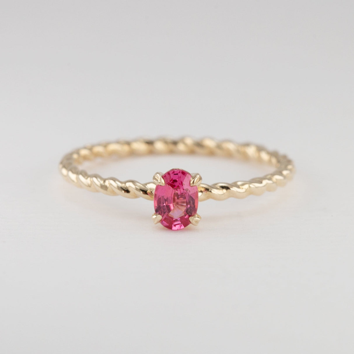 Hot Pink Spinel Tiny Treasure Ring
