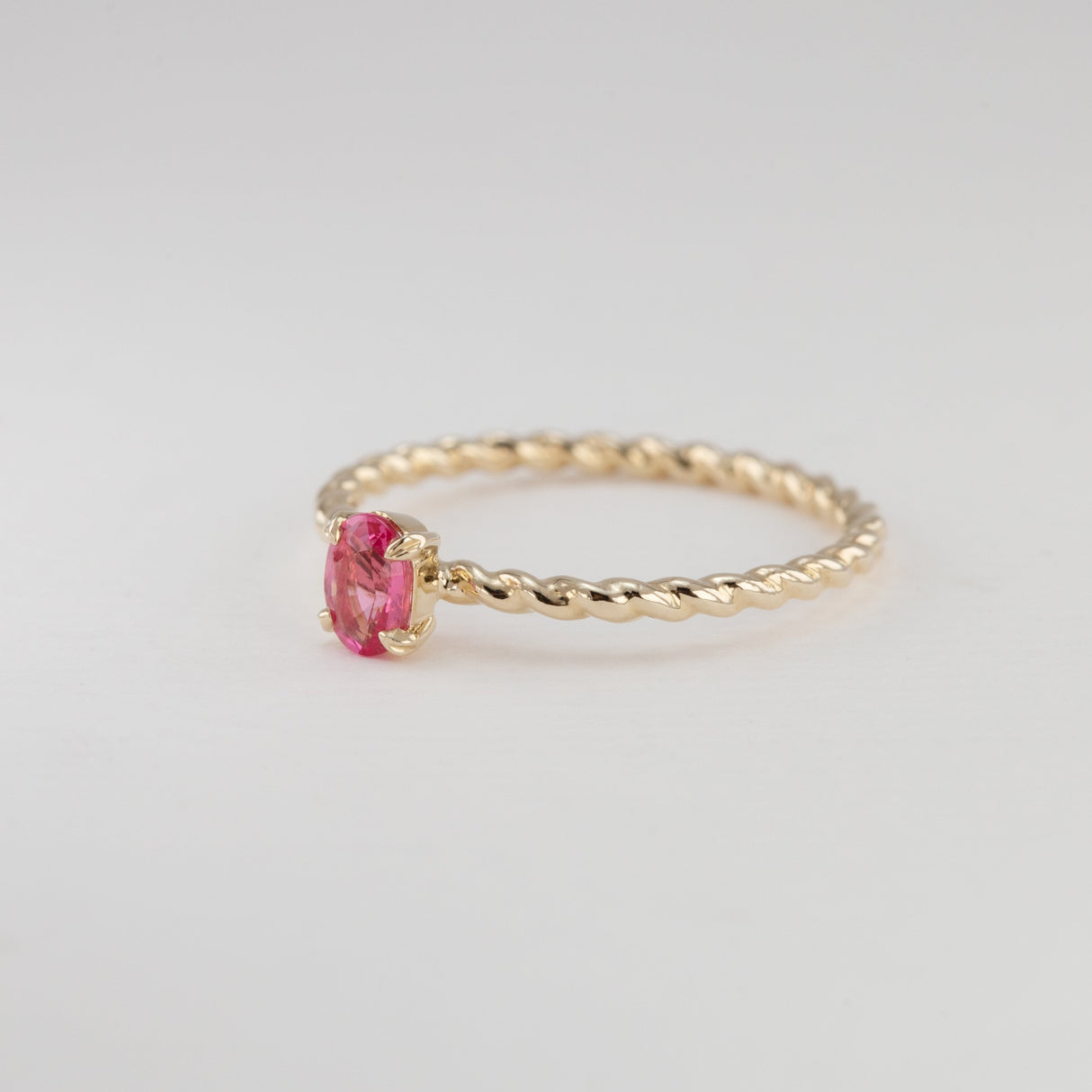 Hot Pink Spinel Tiny Treasure Ring