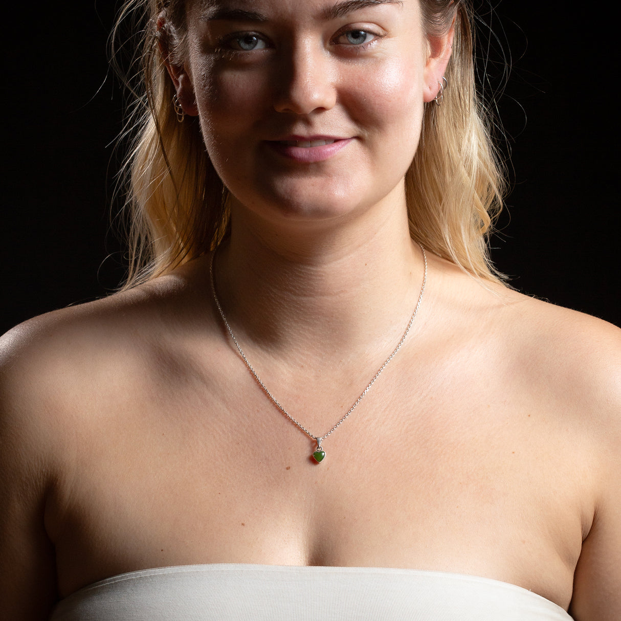 Pounamu Heart Charm Pendant