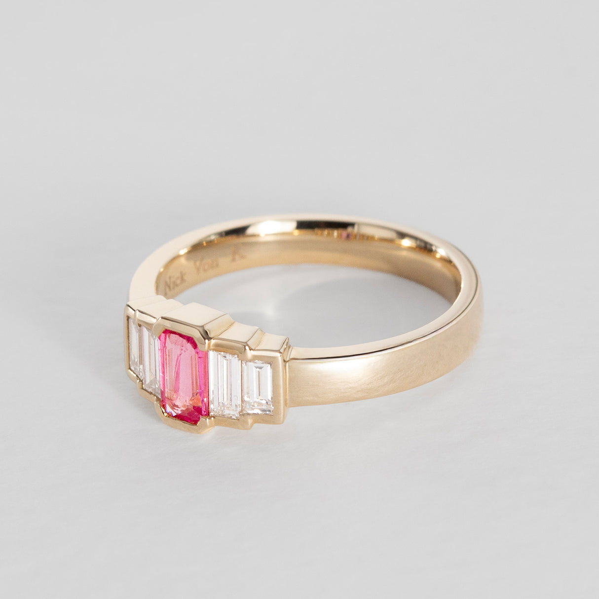 Monroe Mirrors Spinel Ring