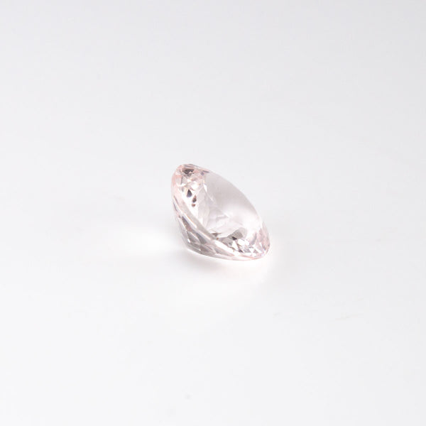 Light Pink Morganite Round Brilliant cut 1.45 carat