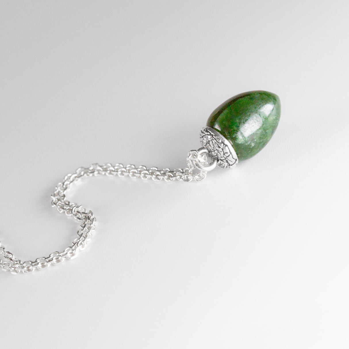 Mini Pounamu Acorn Necklace