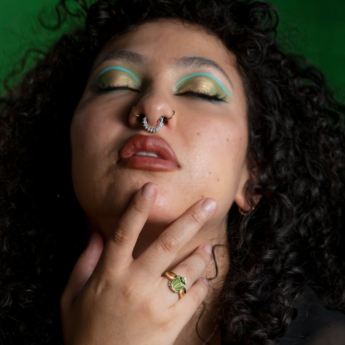 Pounamu Sacred Scarab Ring