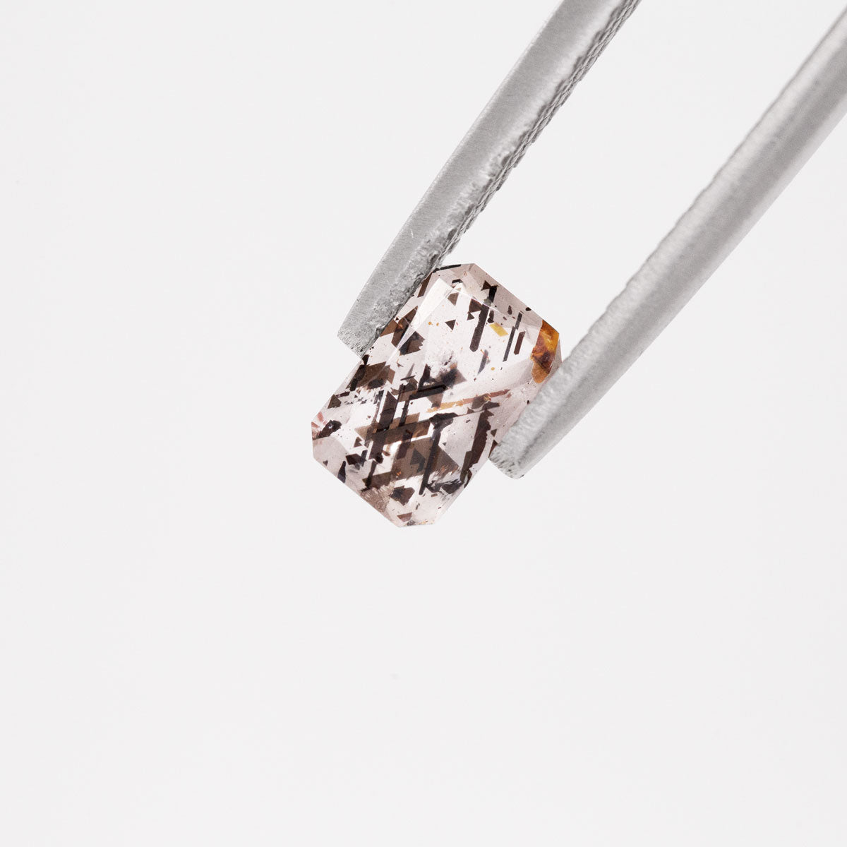 Rainbow Lattice Sunstone Emerald cut 0.56 carat