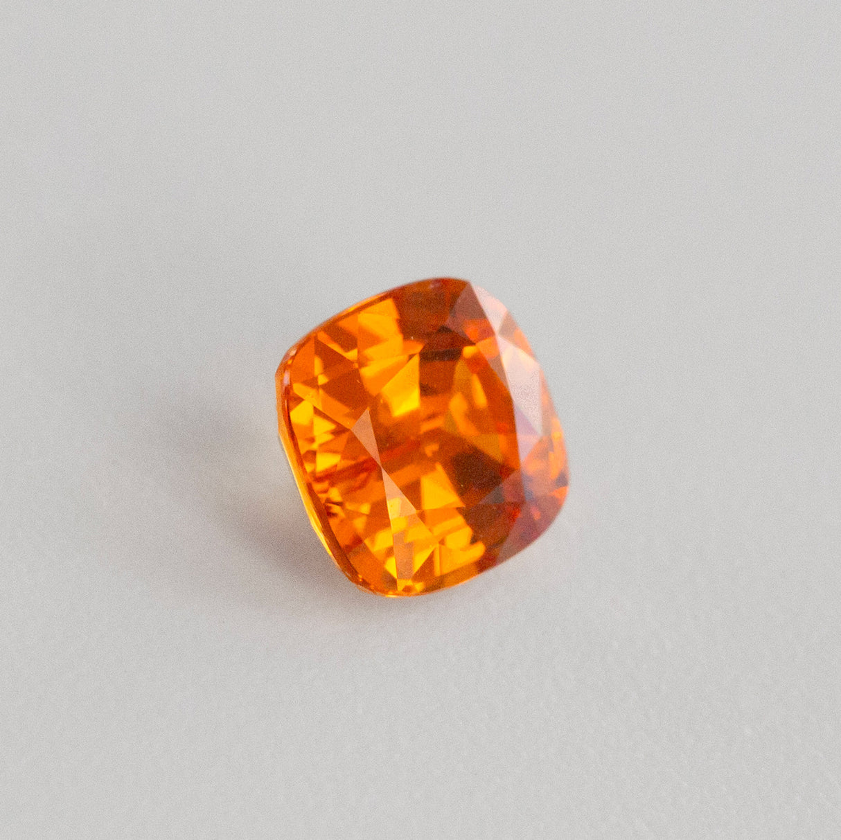 Mandarin Orange Spessartine Cushion Garnet 1.35 carat