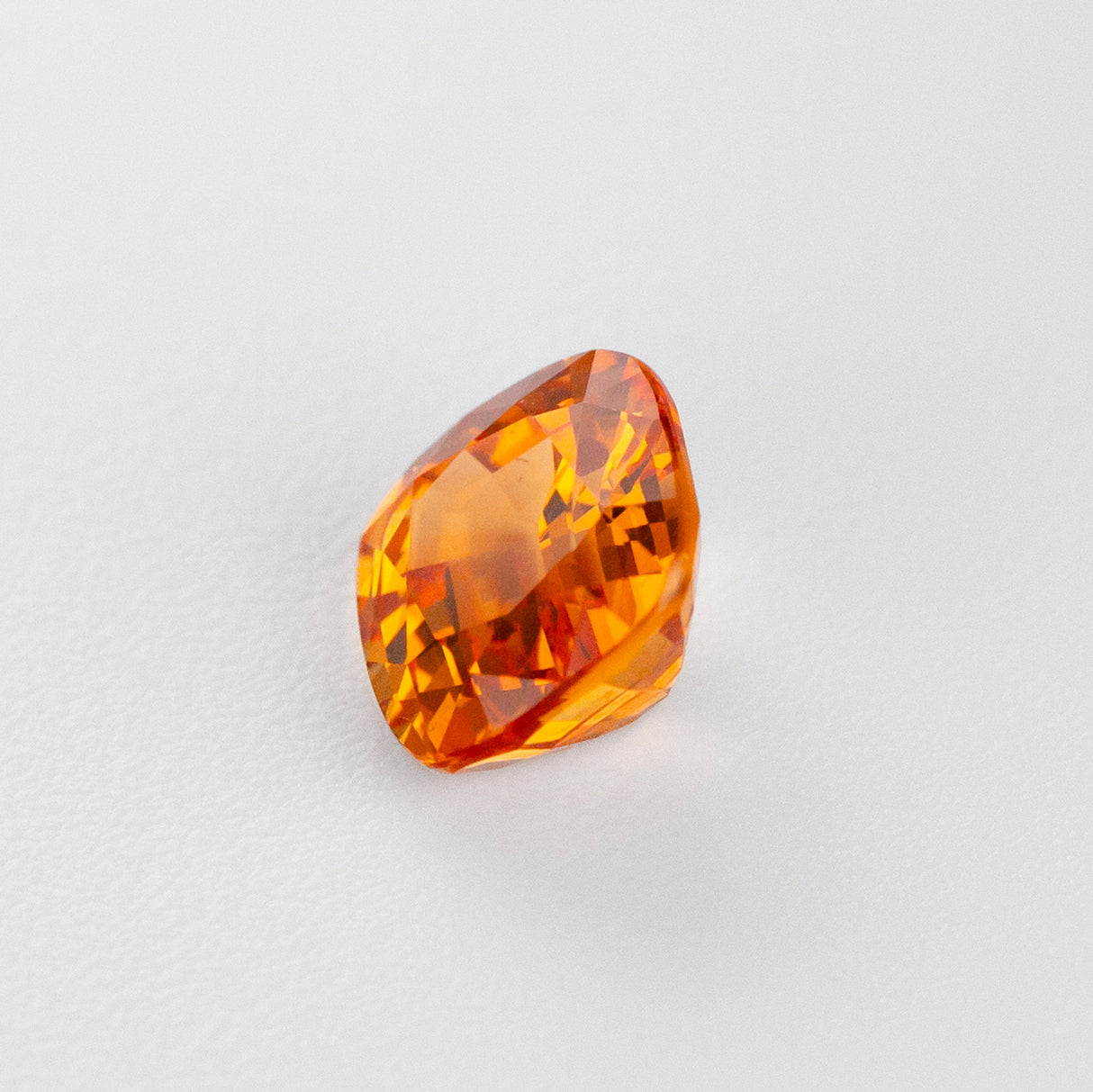 Mandarin Orange Spessartine Cushion Garnet 1.35 carat