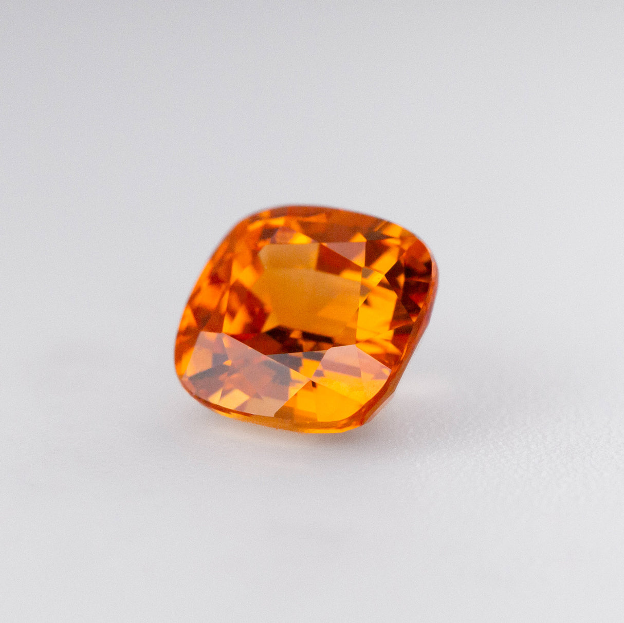 Mandarin Orange Spessartine Cushion Garnet 1.35 carat