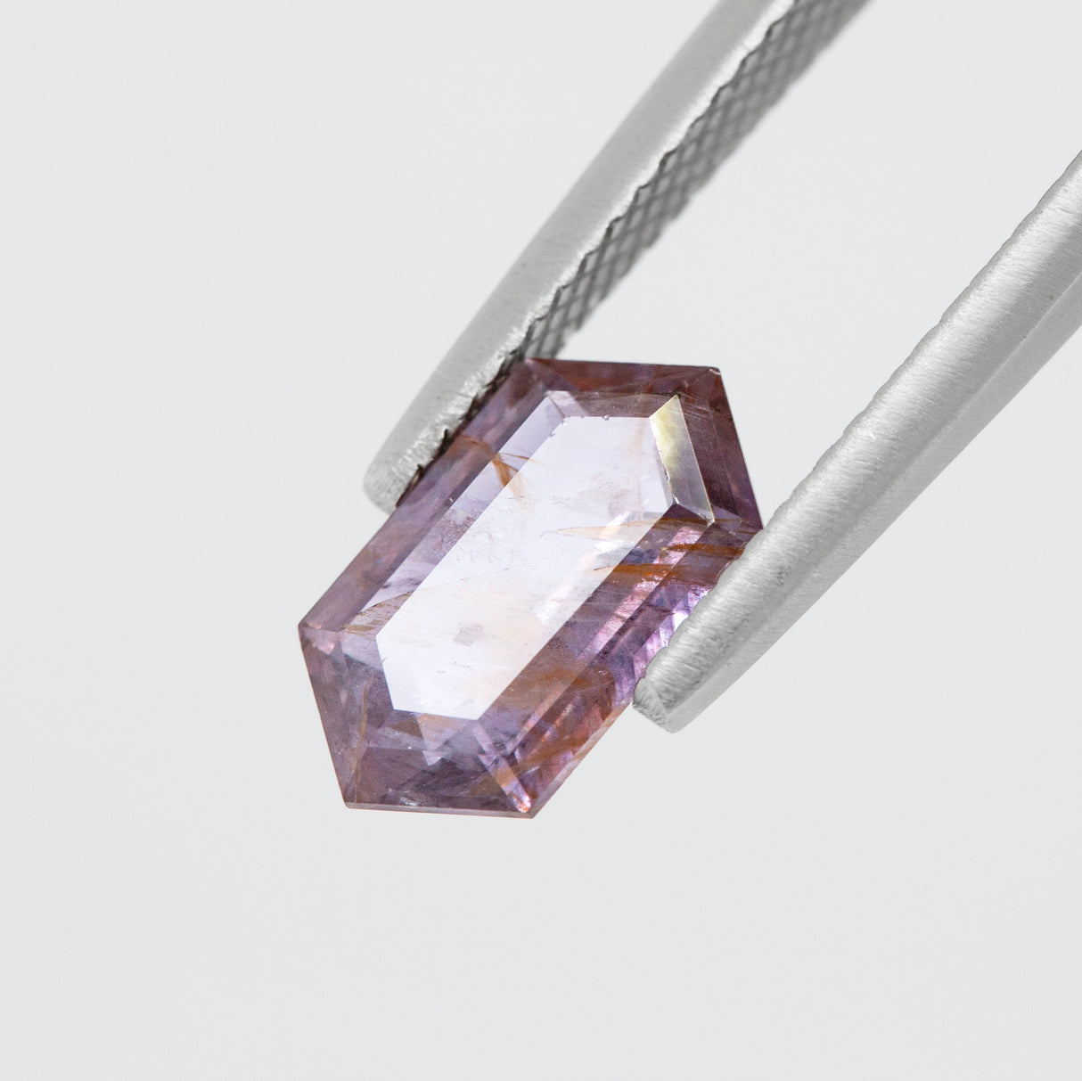 Lavender Haze Sapphire Hexagonal Step Cut 2.41 carats