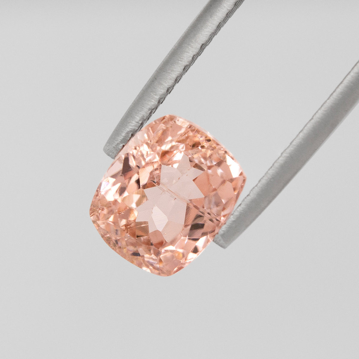Ballet Slipper Pink Tourmaline Rectangular Cushion 3.61 carats