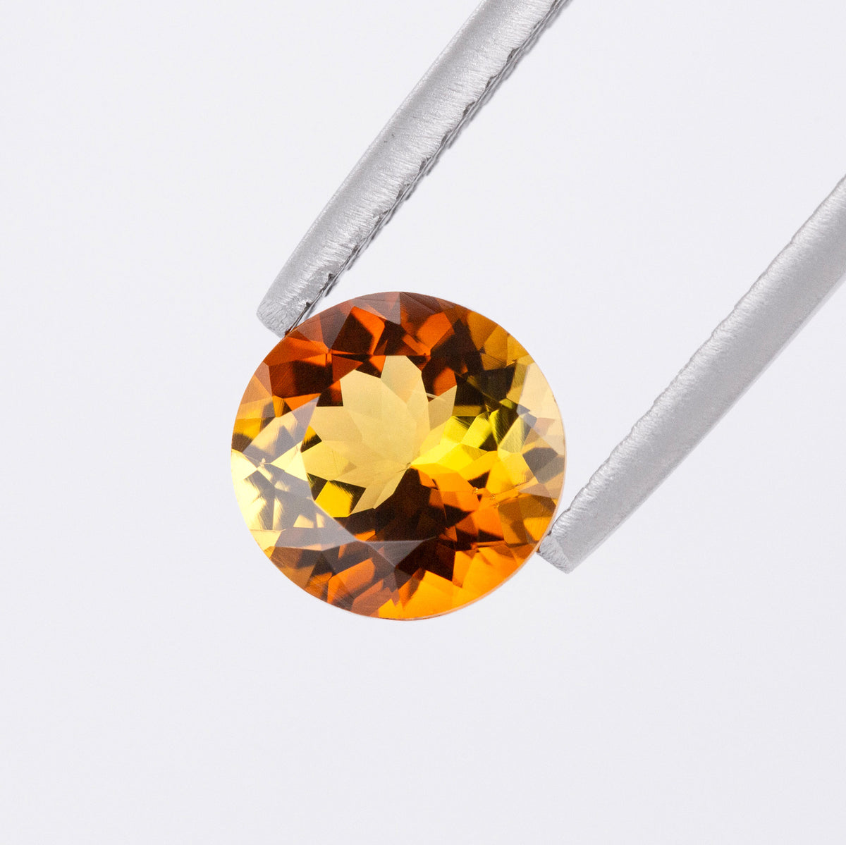 Autumnal Equinox bi-colour Round Tourmaline 1.82 carats