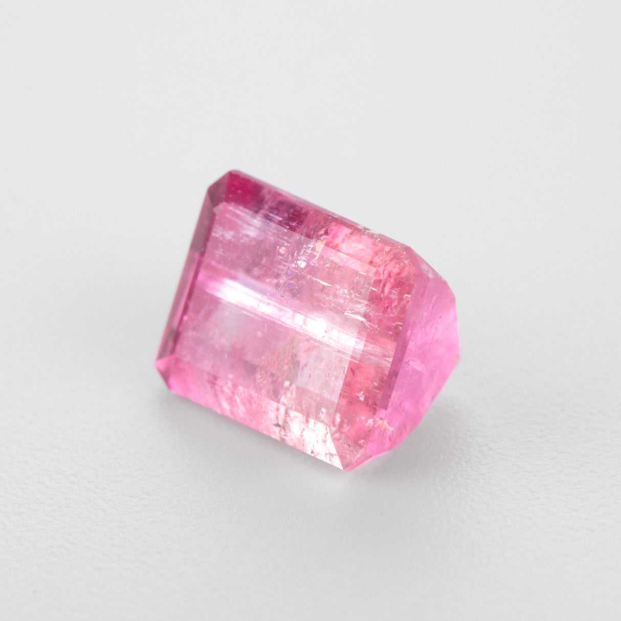 Strawberry Shortcake Bi-Colour Tourmaline Octagonal 4.01 carats