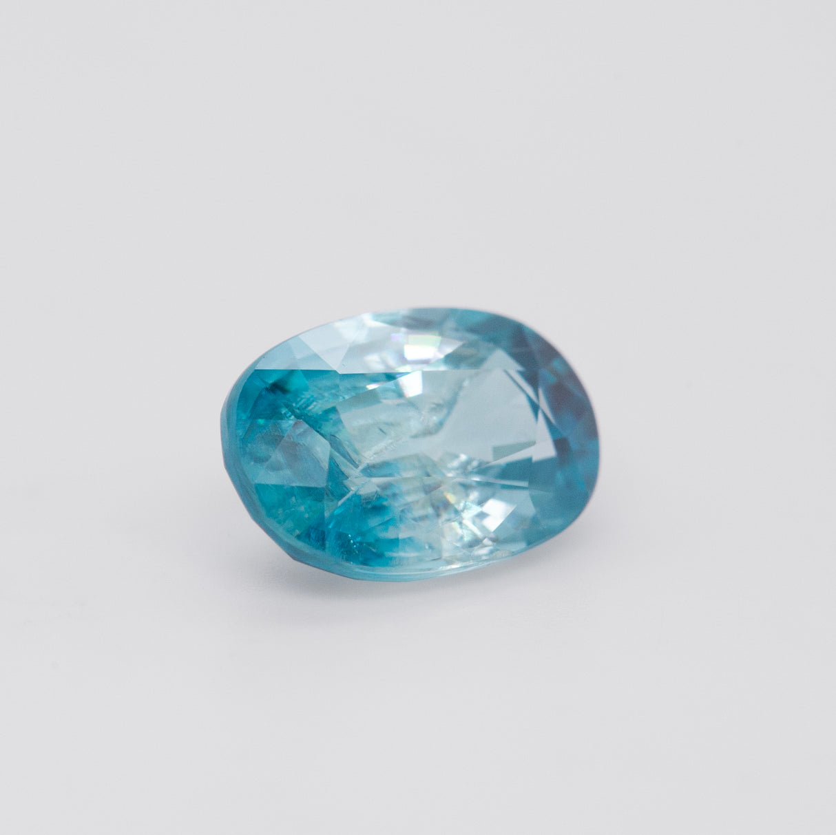 Caribbean Blue Zircon Oval 3.41 carats