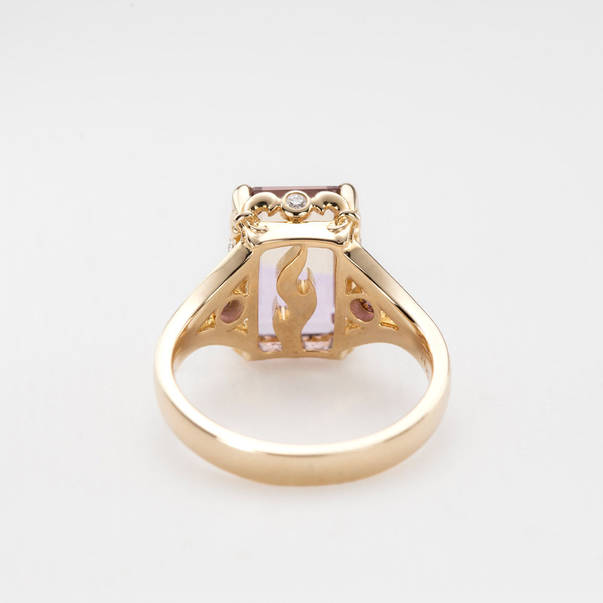 Sacred Flame Ametrine Ring
