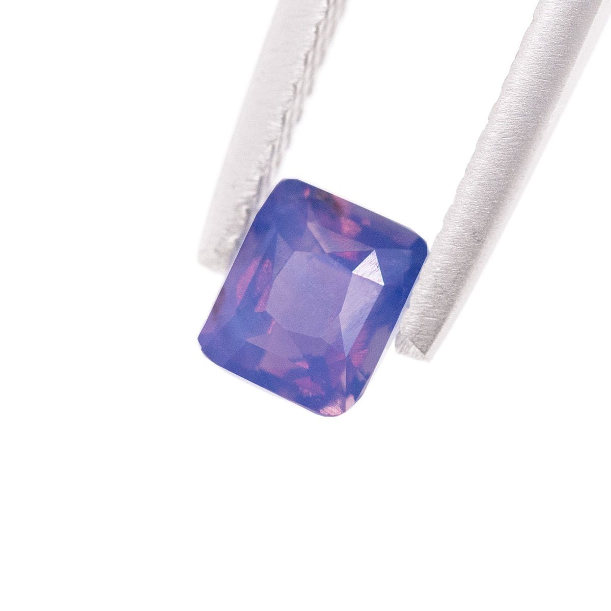 Opalescent Purple Pink Sapphire Cushion 1.06 carat