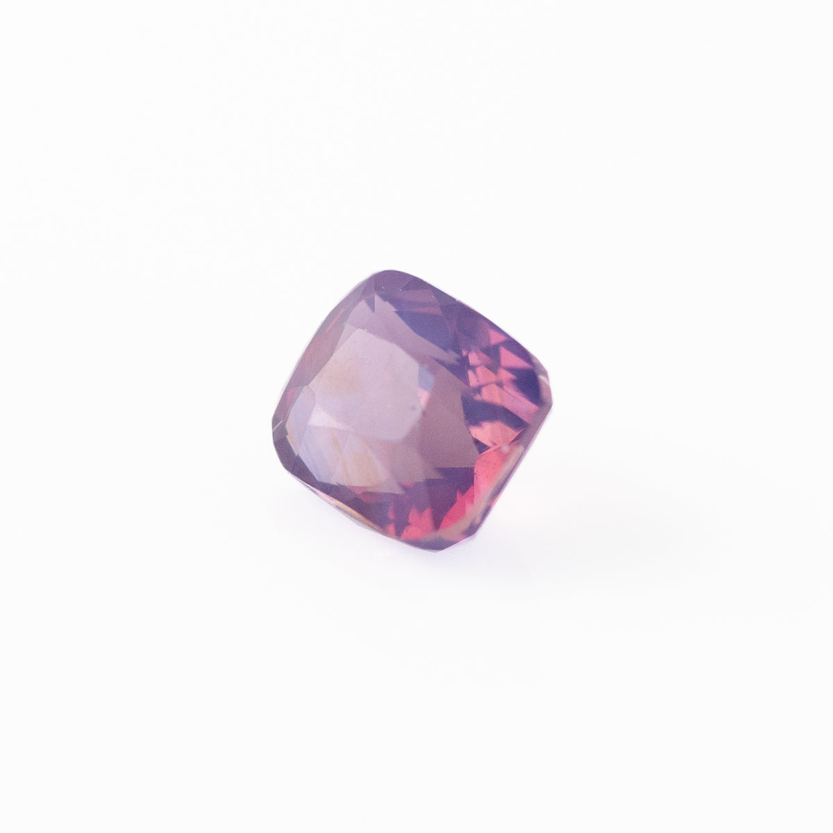 Opalescent Pink Purple Bi-Colour Sapphire Cushion 1.09 carat